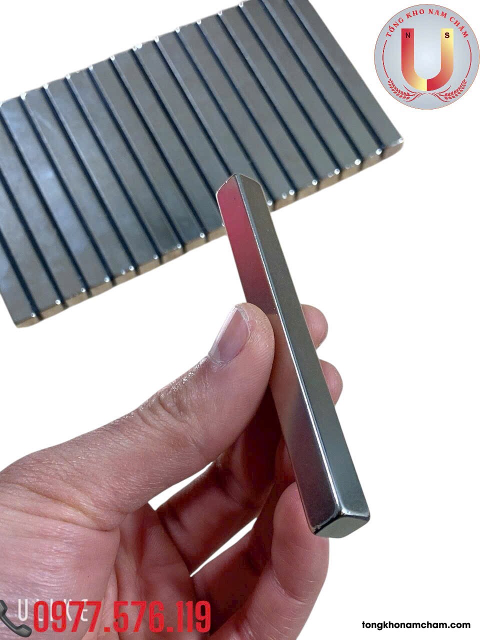 Nam châm đất hiếm viên siêu mạnh 100x10x10mm