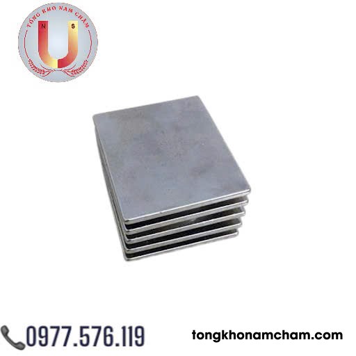 Nam châm viên đất hiếm siêu mạnh 60x50x3mm