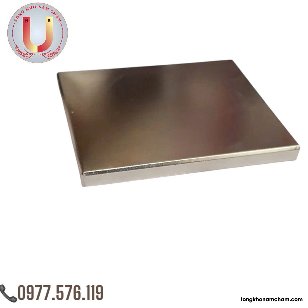 Nam châm viên đất hiếm siêu mạnh 60x50x5mm